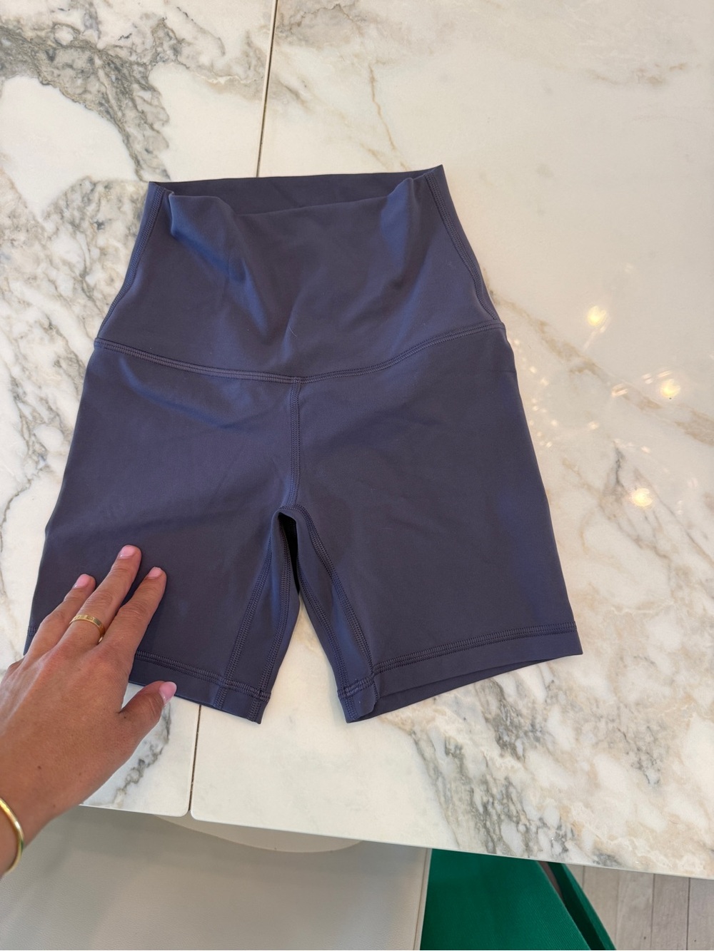 Women or girls lululemon athletica High-Rise Bike Shorts in Plum